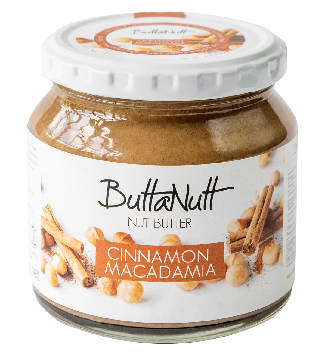 ButtaNutt Cinnamon Macadamia Jar 250g
