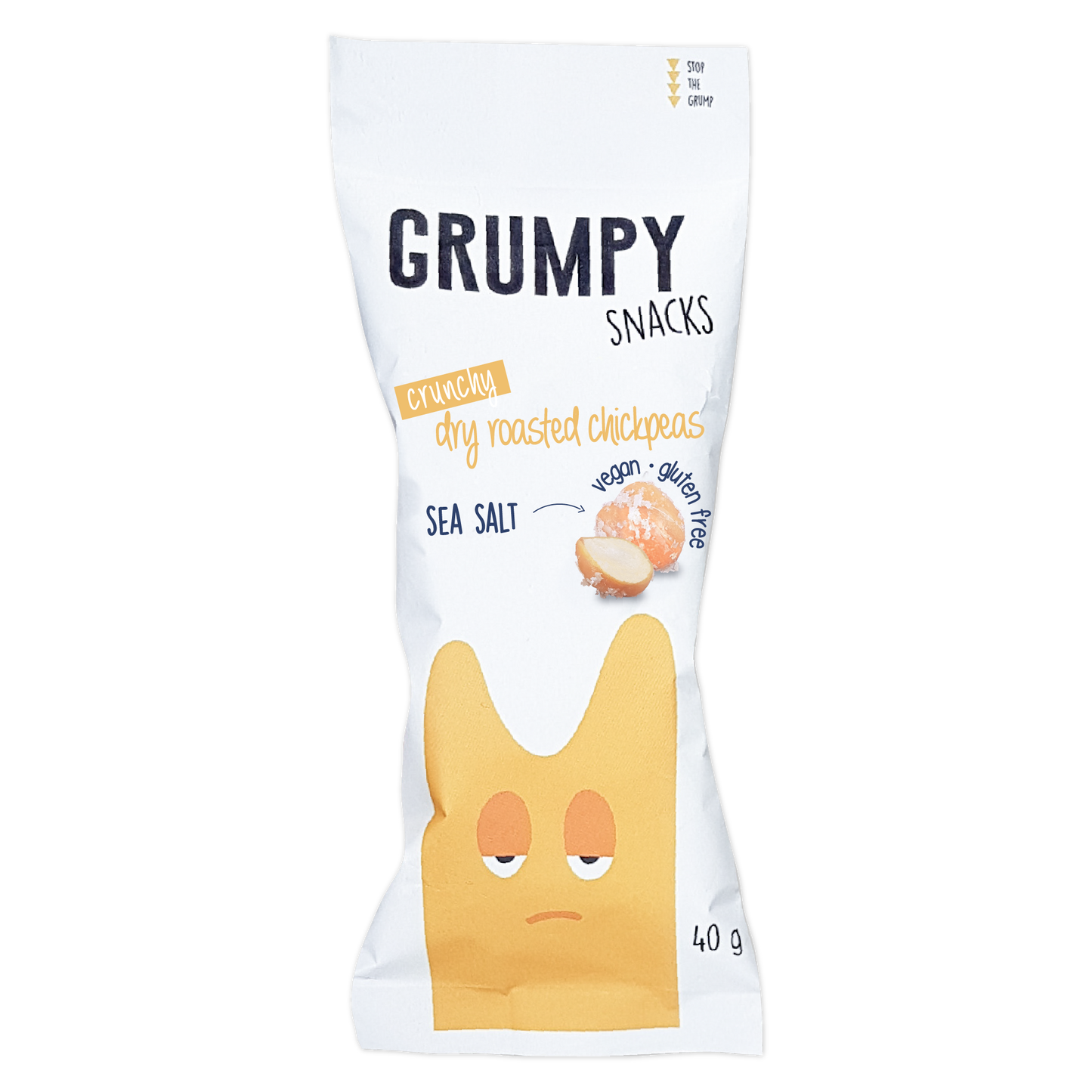Grumpy Snacks Roasted Chickpeas Sea Salt 40g