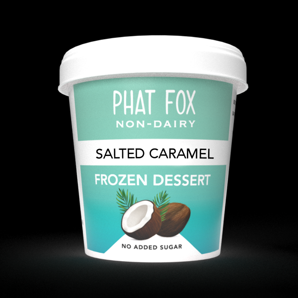 Phat fox non-dairy ice cream - Salted Caramel