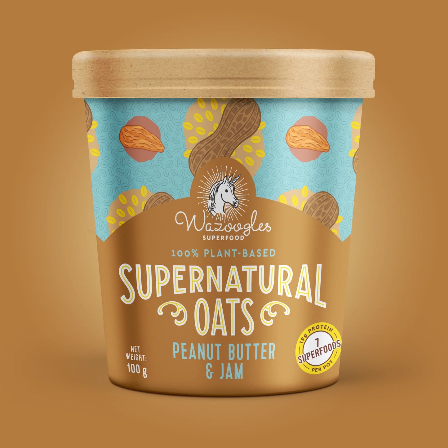 Wazoogles Supernatural Oats - Peanut Butter & Jam
