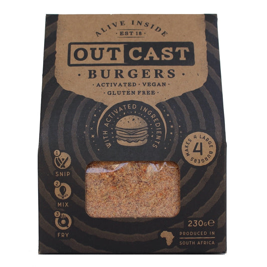 Outcast Foods Activated Burger Premix