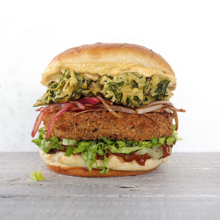 Meatless Farm plant-based chicken style burger 180gms 2 burgers